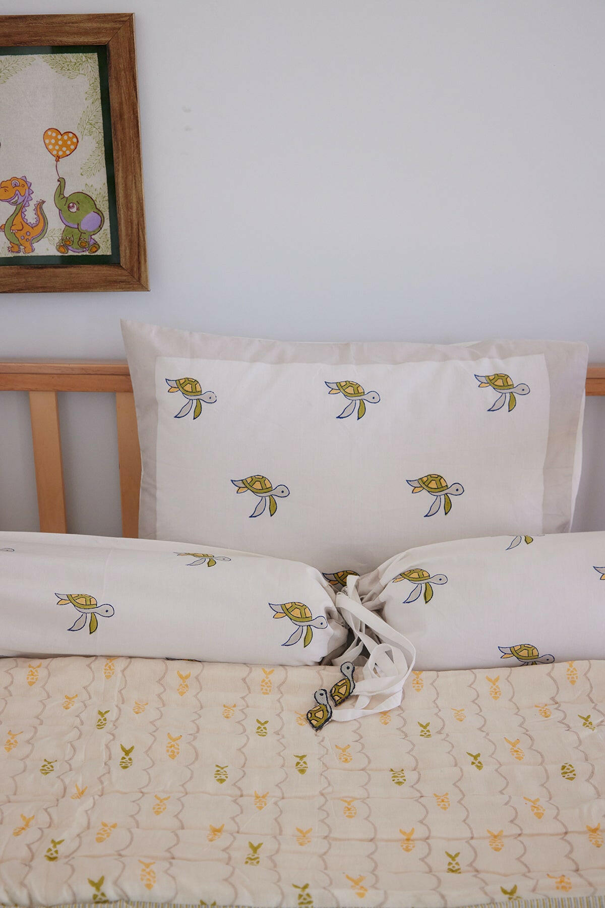 Tiny Turtle Cot Set