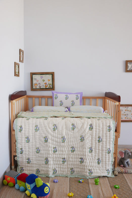 The Little Dino Baby Quilt