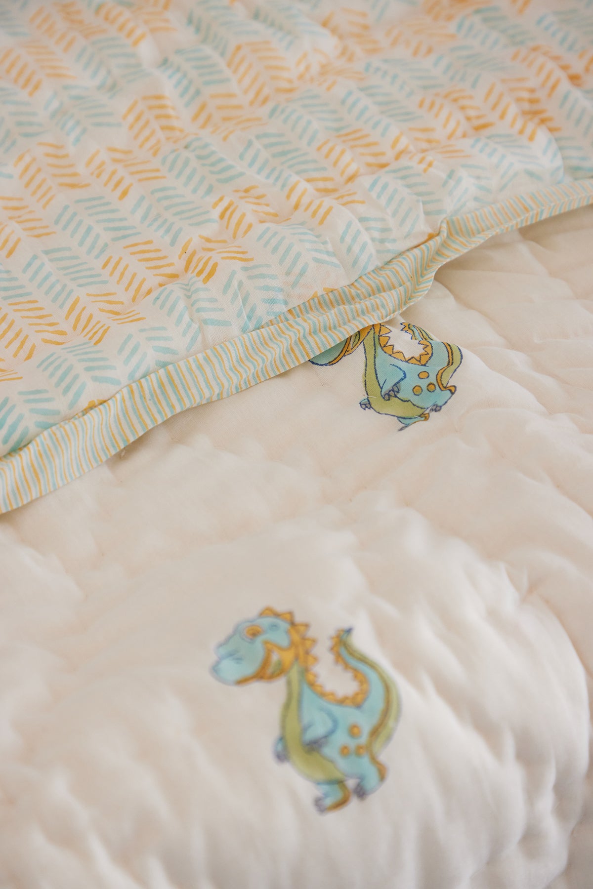 Barney The Dinosaur Baby Quilt
