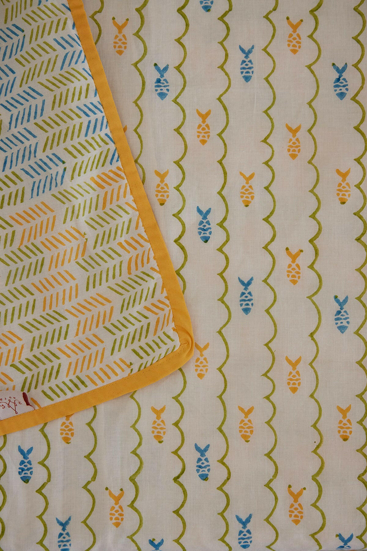 Funky Fish Cot Set