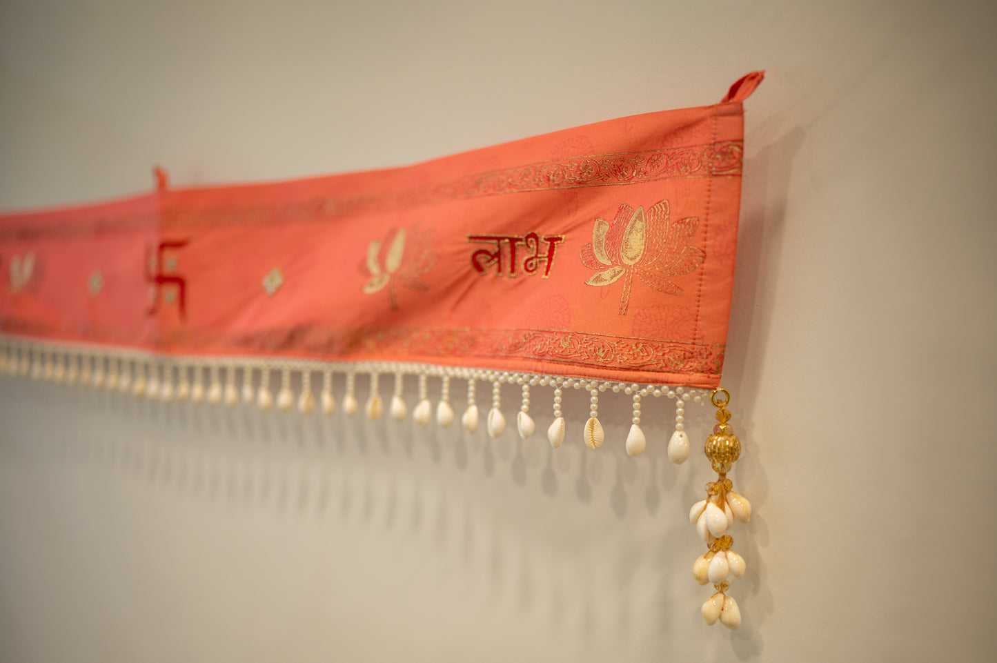 Festive Toran | Festive Subh Labh Pink Bunting