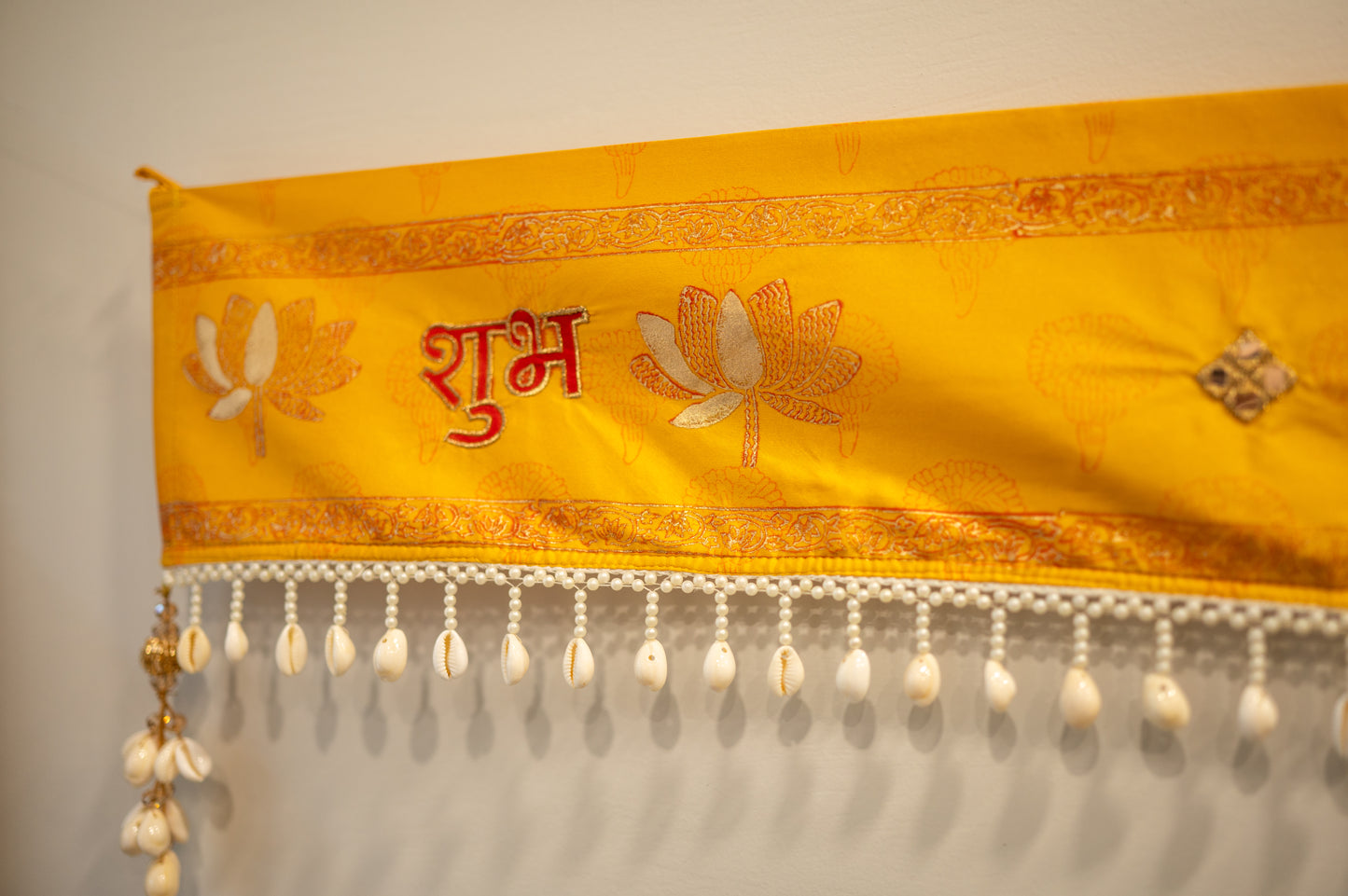 Festive Toran | Festive Subh Labh Yellow Bunting