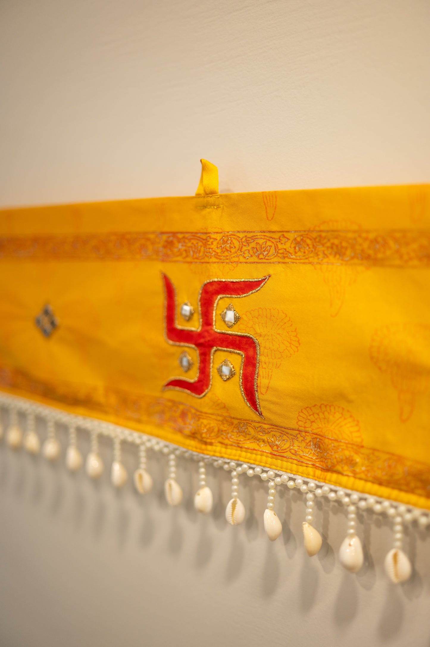 Festive Toran | Festive Subh Labh Yellow Bunting