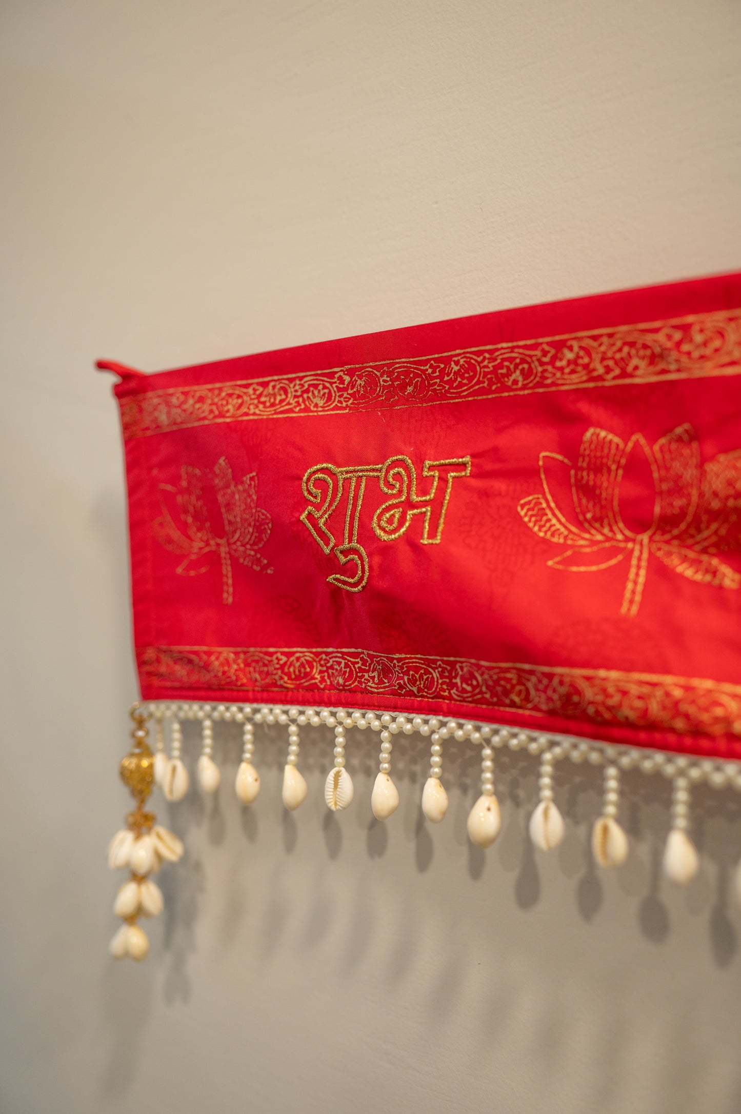 Festive Toran | Festive Subh Labh Red Bunting