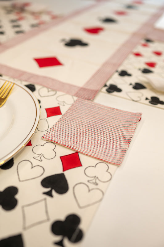 Poker Mania Dining Table Mat Set