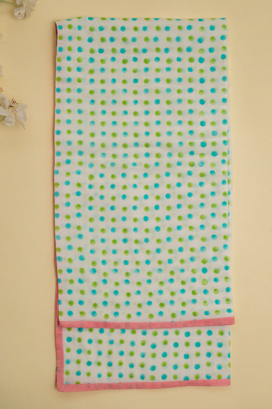 Multicolor Polka Dots Cotton Swaddle