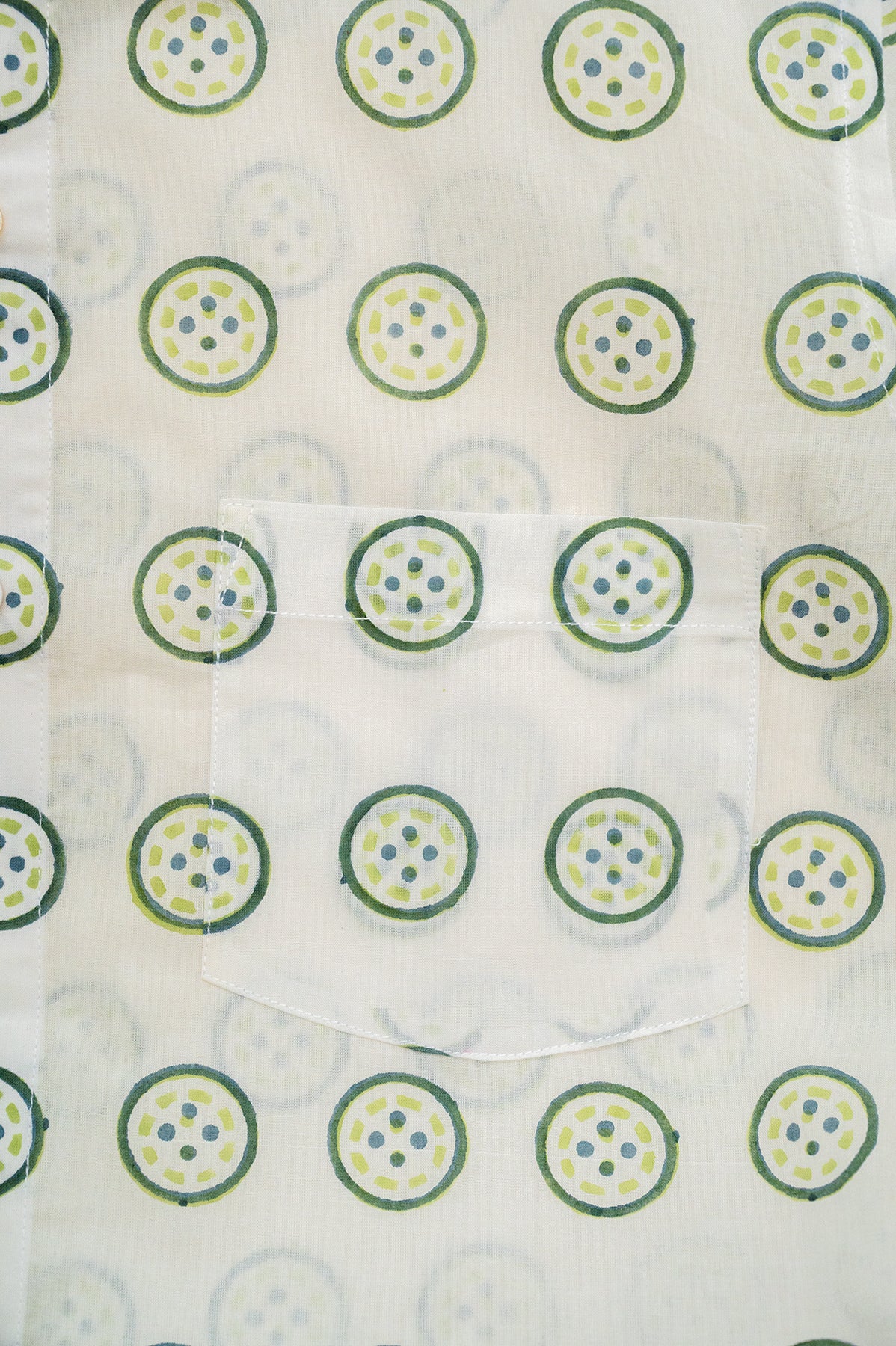 Green Button Men's Shirt