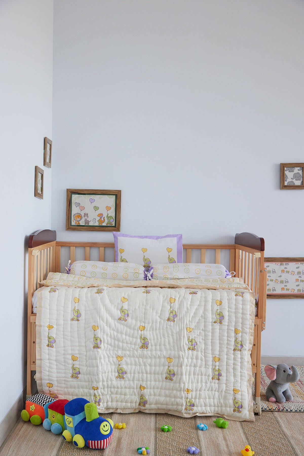 Tiny Tusk Cot Set