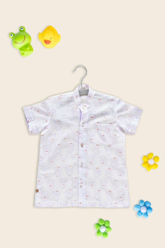 Lilac Owl Shirt