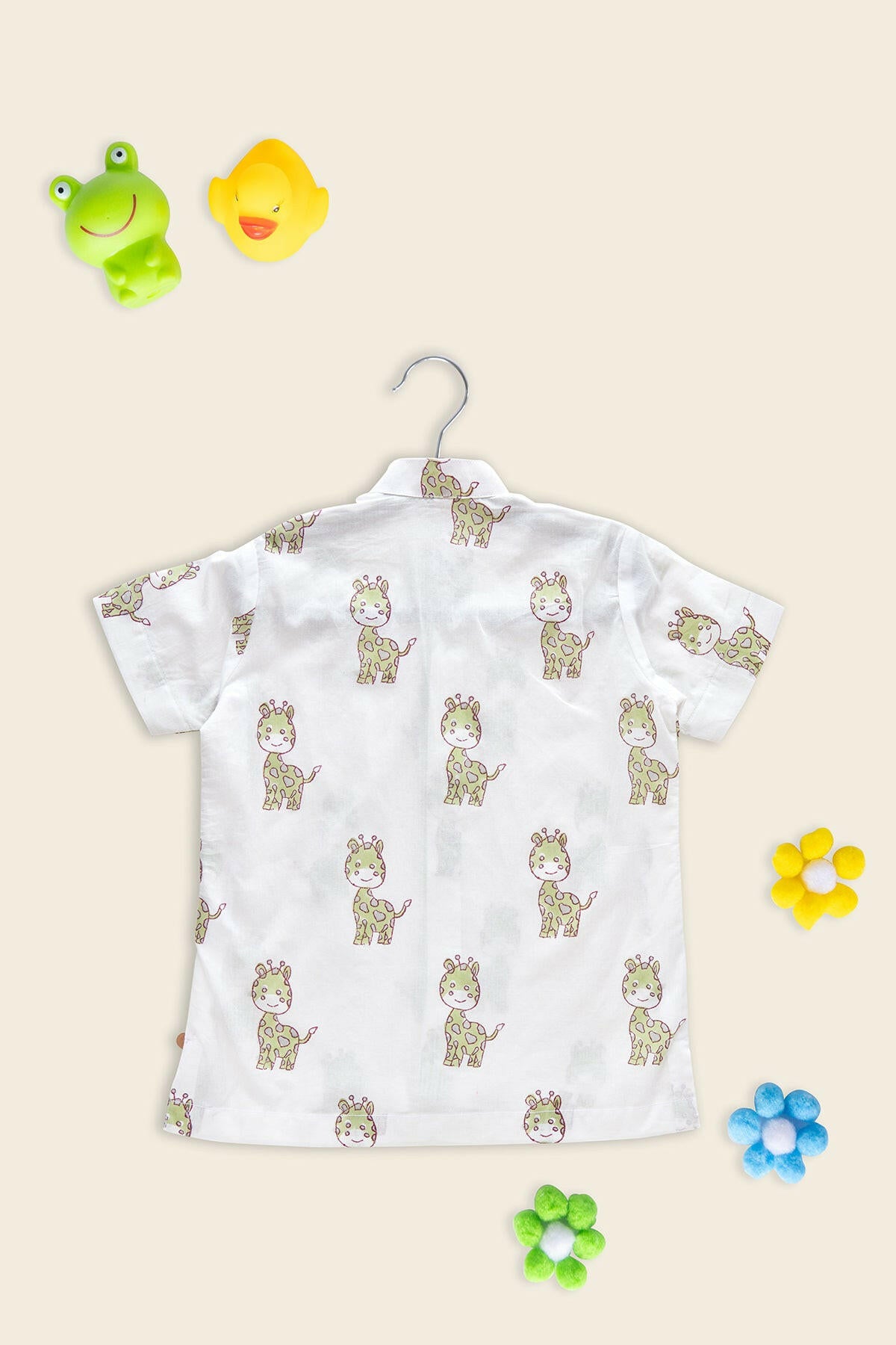 Lime Green Giraffe Shirt