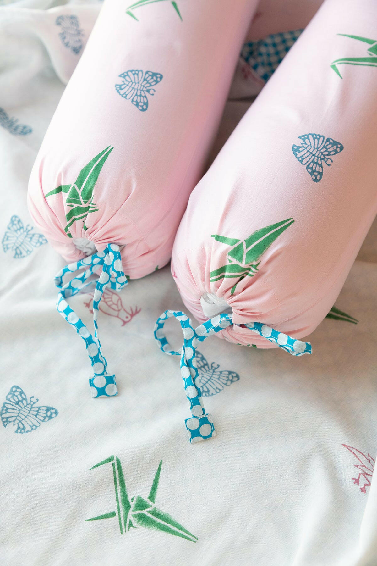Pink Origami Blush Cot Set
