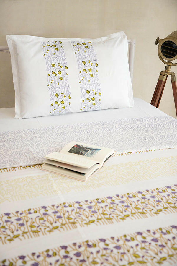 Olive & Orchid Lotus Cotton Dohar