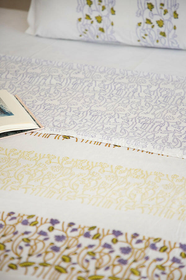 Olive & Orchid Lotus Cotton Dohar
