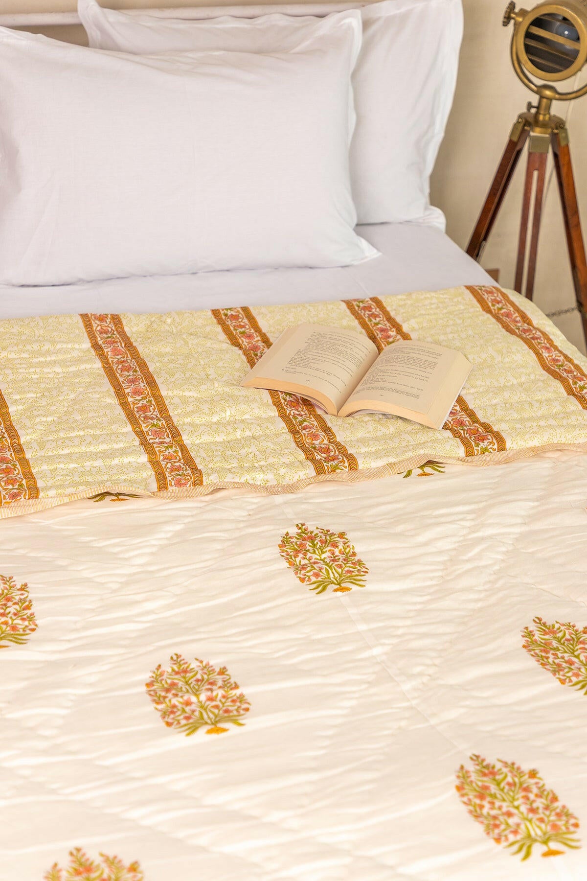 The Florescent Garden Cotton Quilt