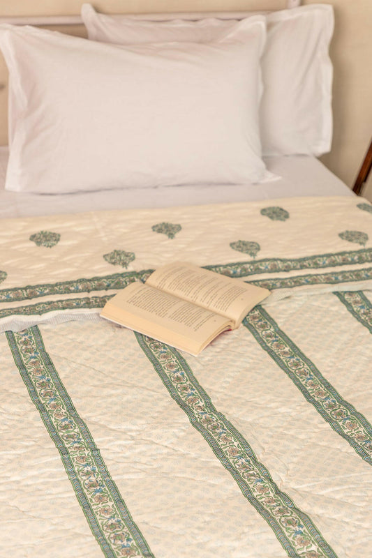 The Mughal Boota Cotton Quilt