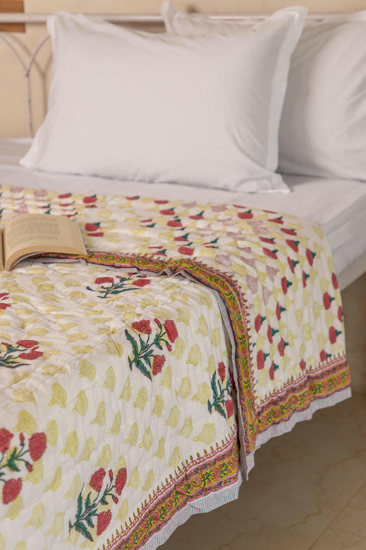 Margarita Marigold Cotton Quilt