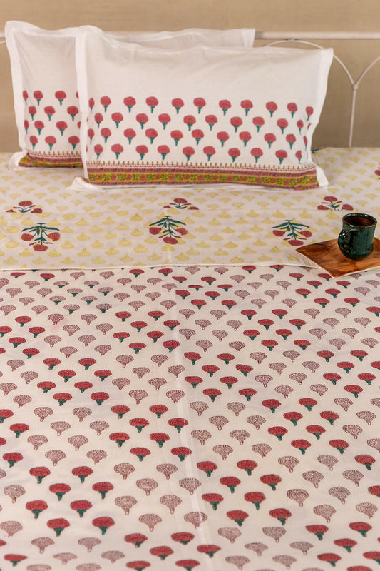 Marsala Marigold Cotton Dohar