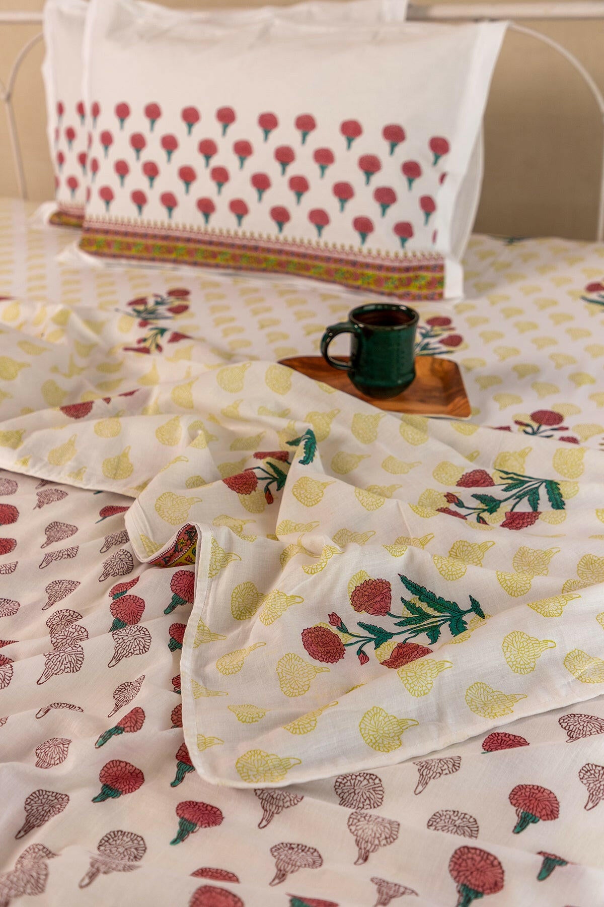 Marsala Marigold Cotton Dohar