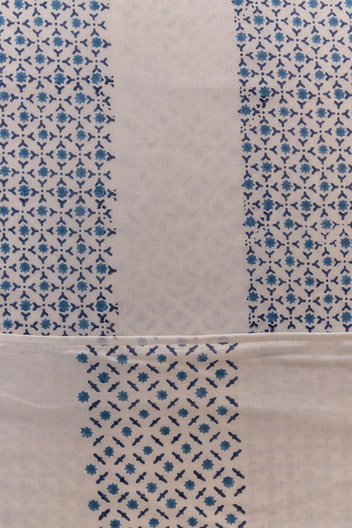 Nautical Blue Star Cotton Dohar - Adya