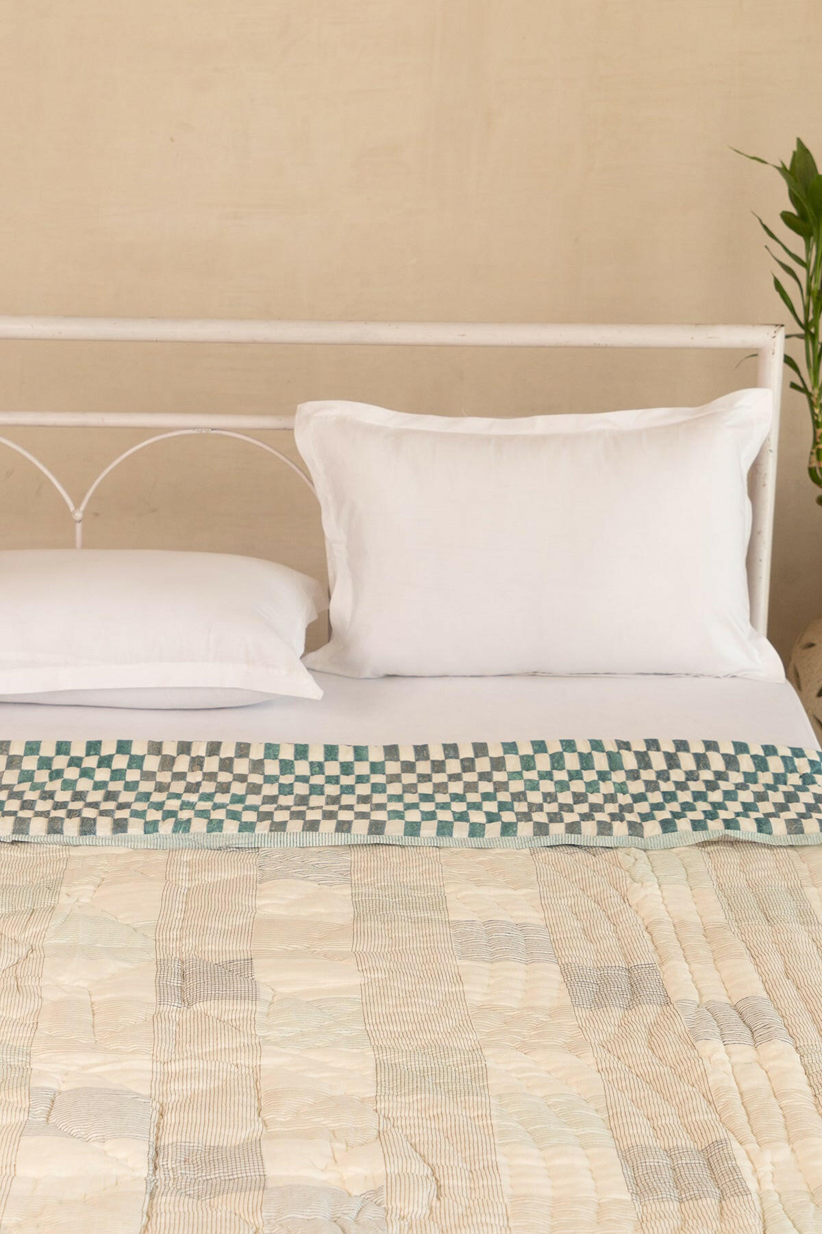 Mykonos Blue Bay Cotton Quilt