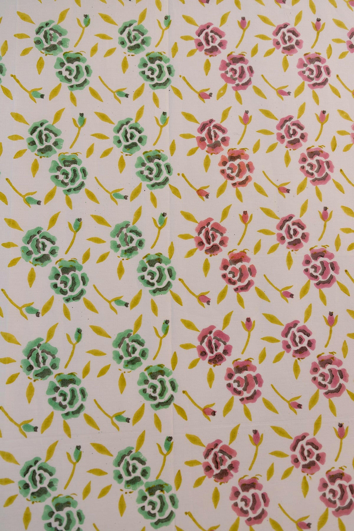 Lime & Ruby Rose Pure Cotton Bedsheet