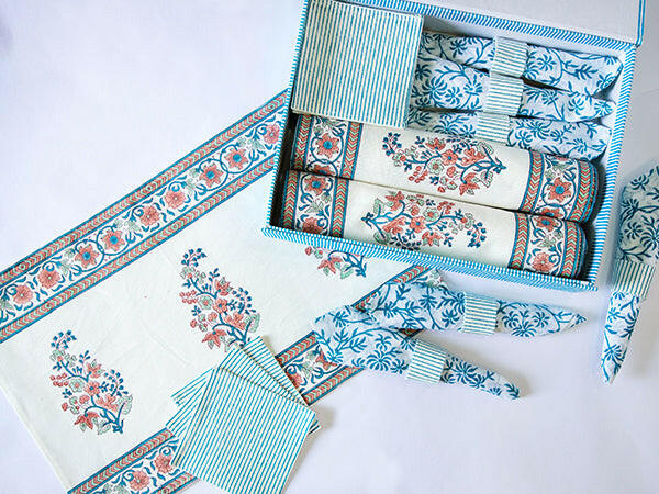 Purist Blue Table Set