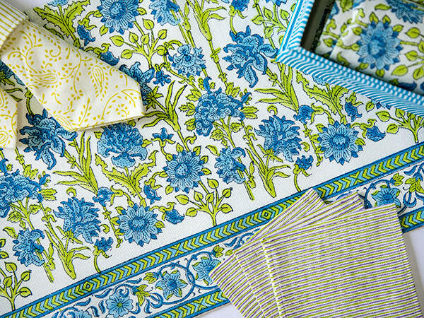 Lime & Turkish Wildflower Table Set