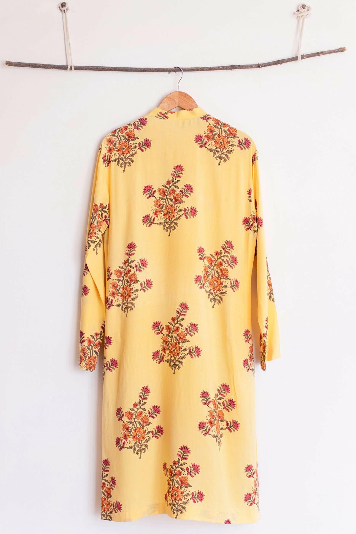 Corn Yellow Men's Kurta