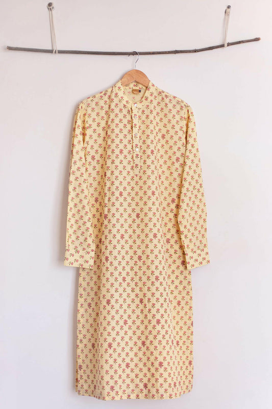Laguna Yellow Men's Kurta