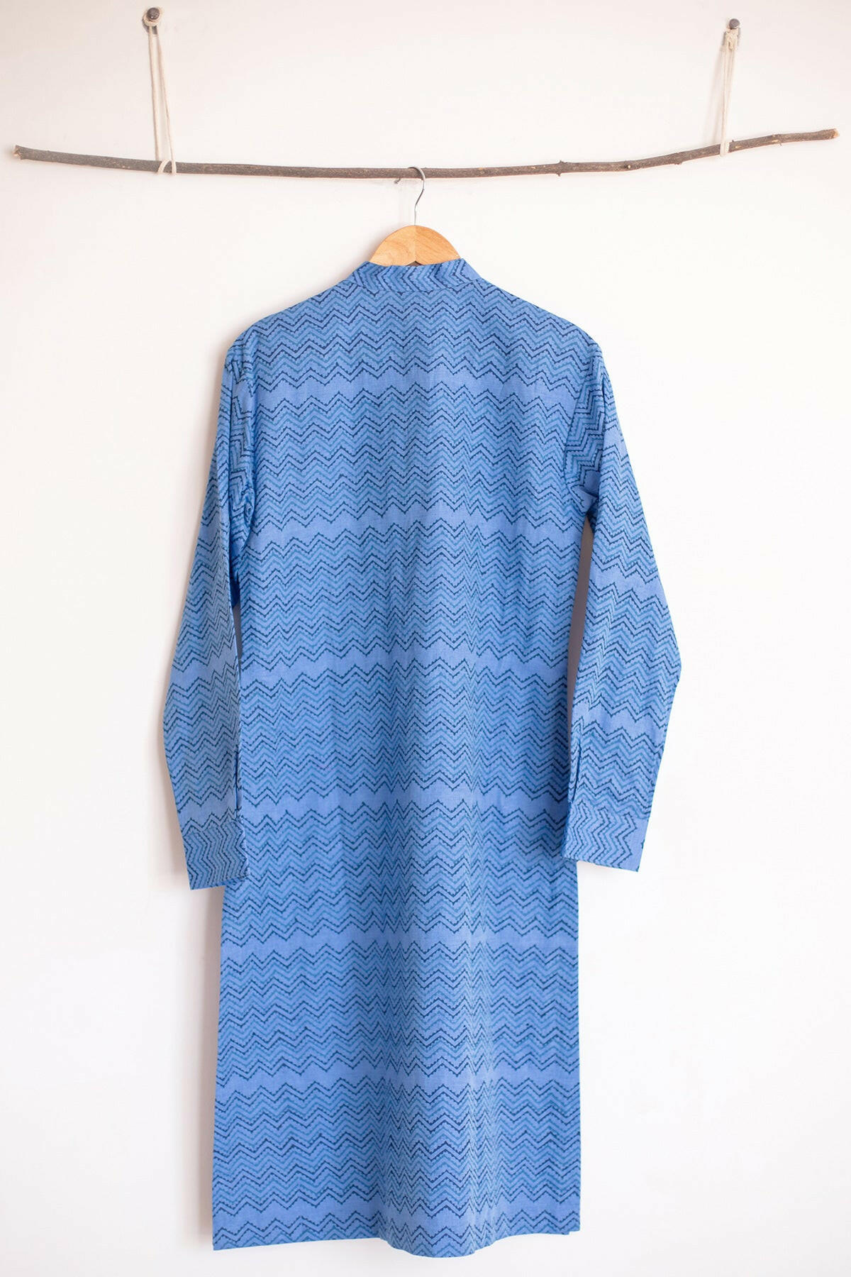 Steel Blue Men's Kurta