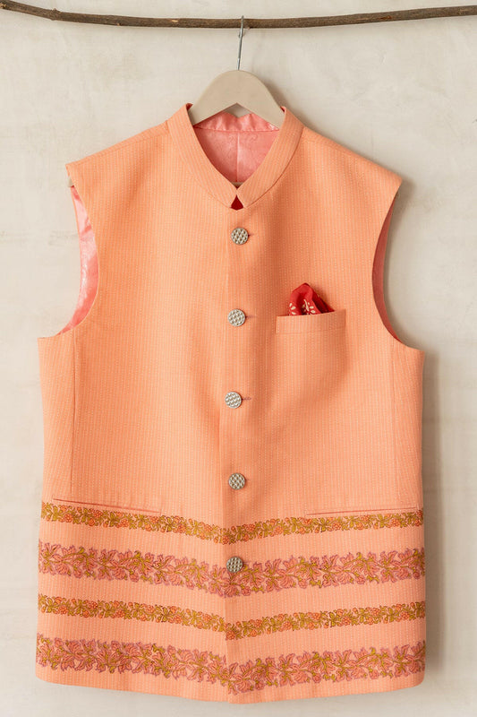 Salmon Peach Men's Bundi