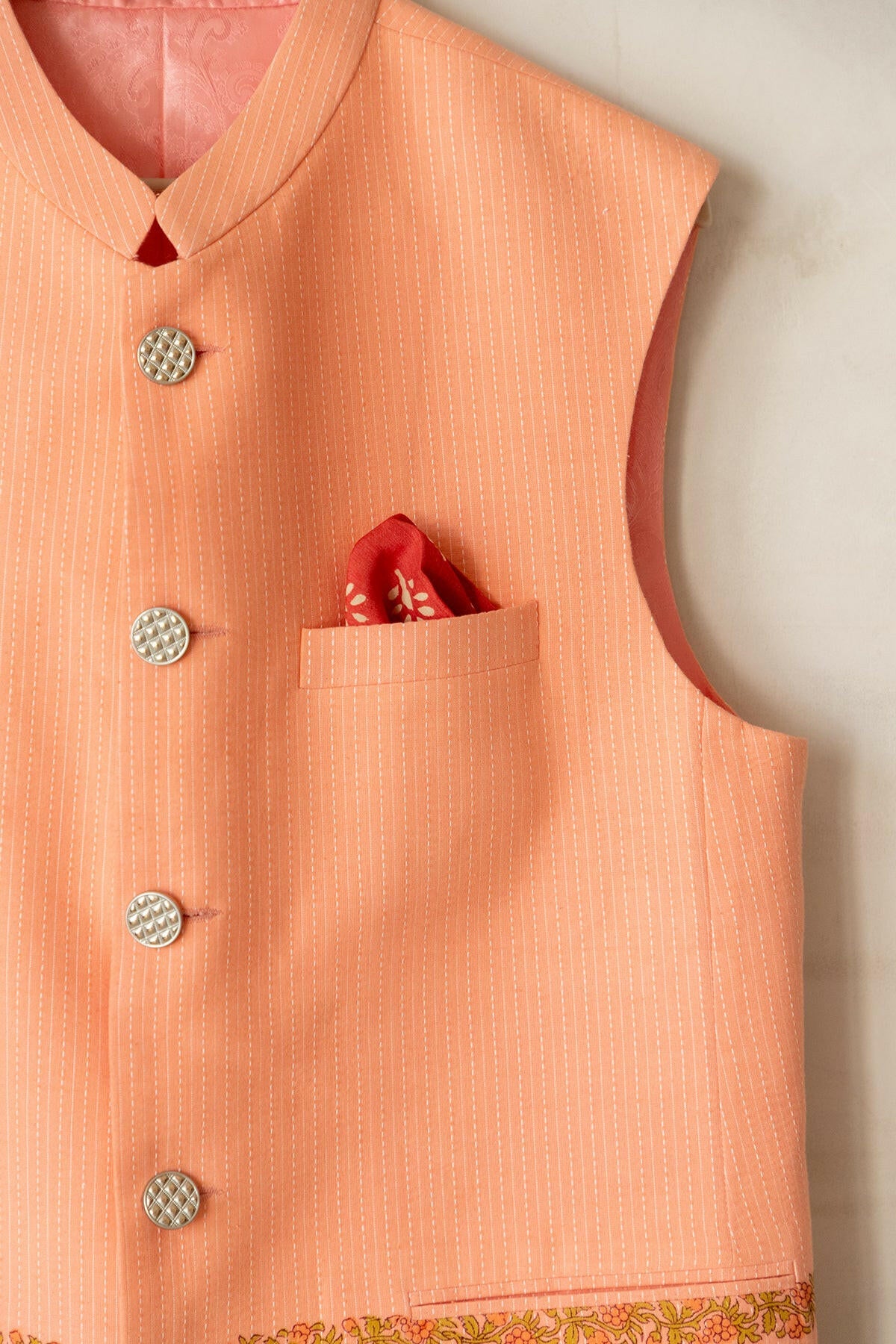 Salmon Peach Men's Bundi