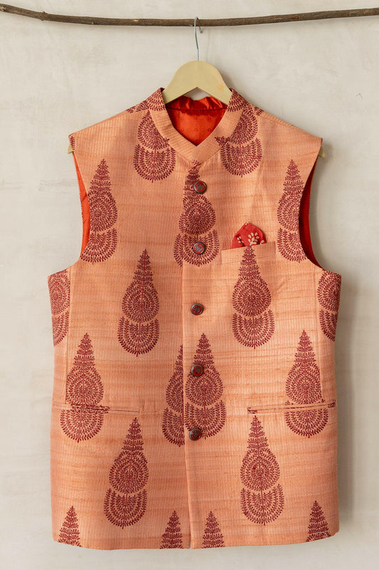 Marsala Maroon Men's Bundi