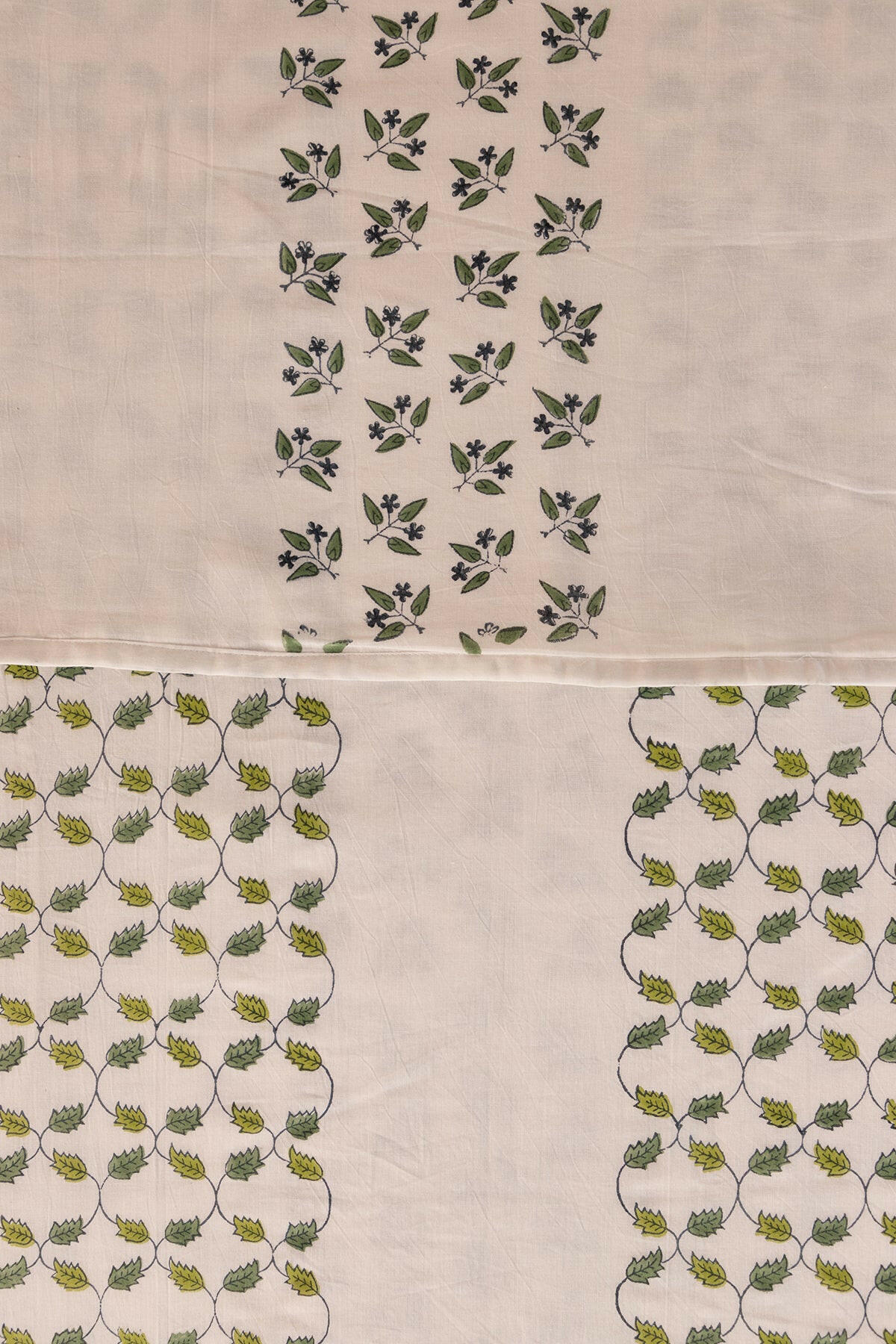Olive Green Tropicana Cotton Dohar