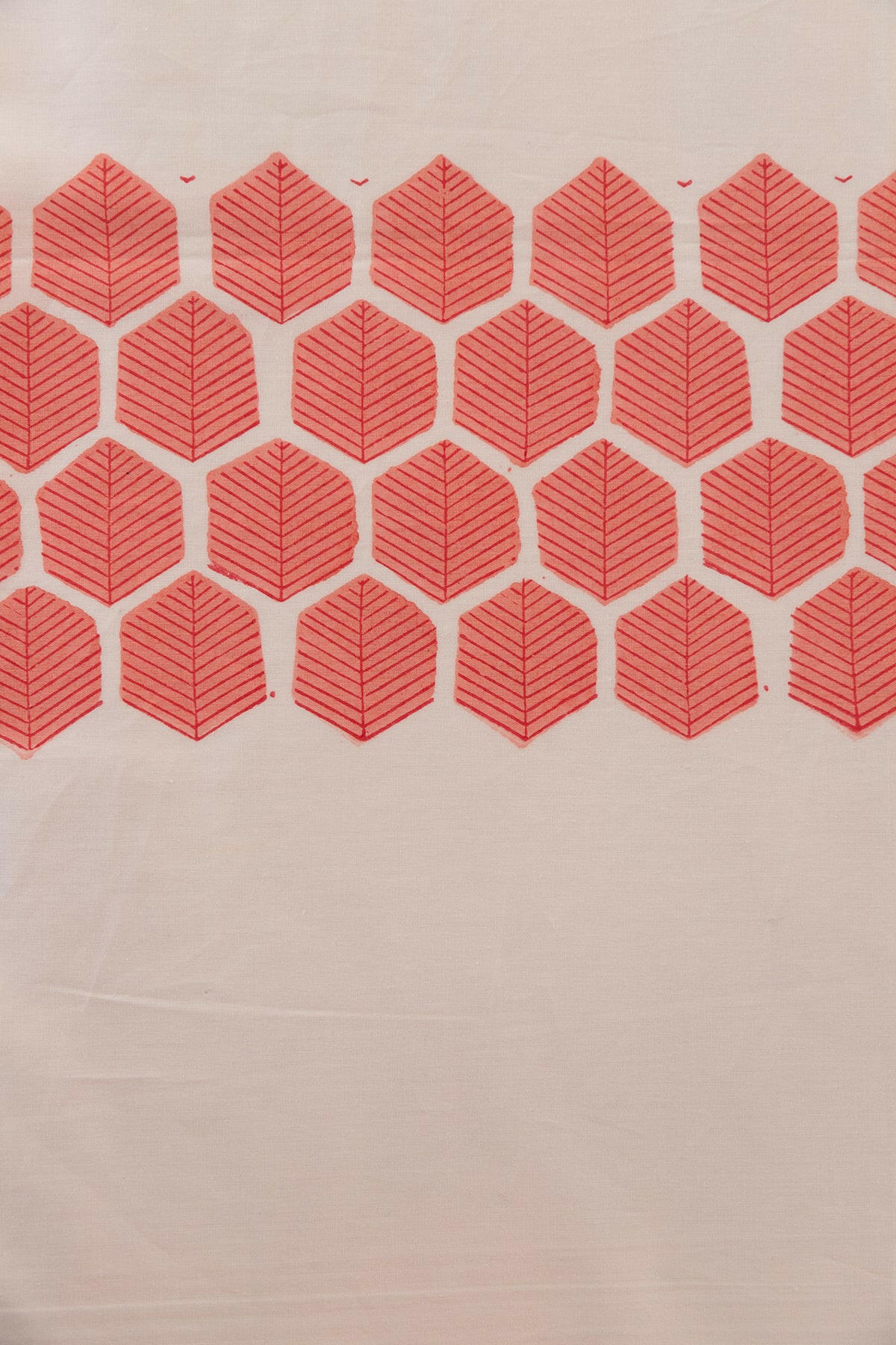 Red Maple Honeycomb Pure Cotton Bedsheet