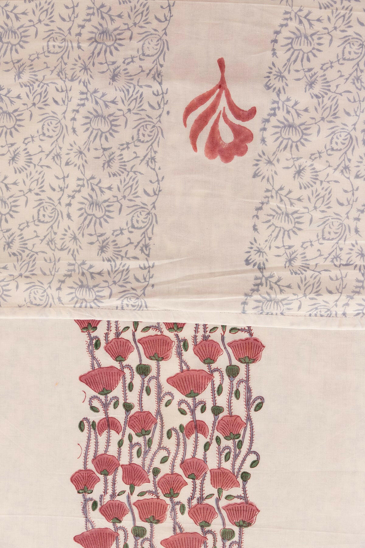 Mulberry Poppy Cotton Dohar