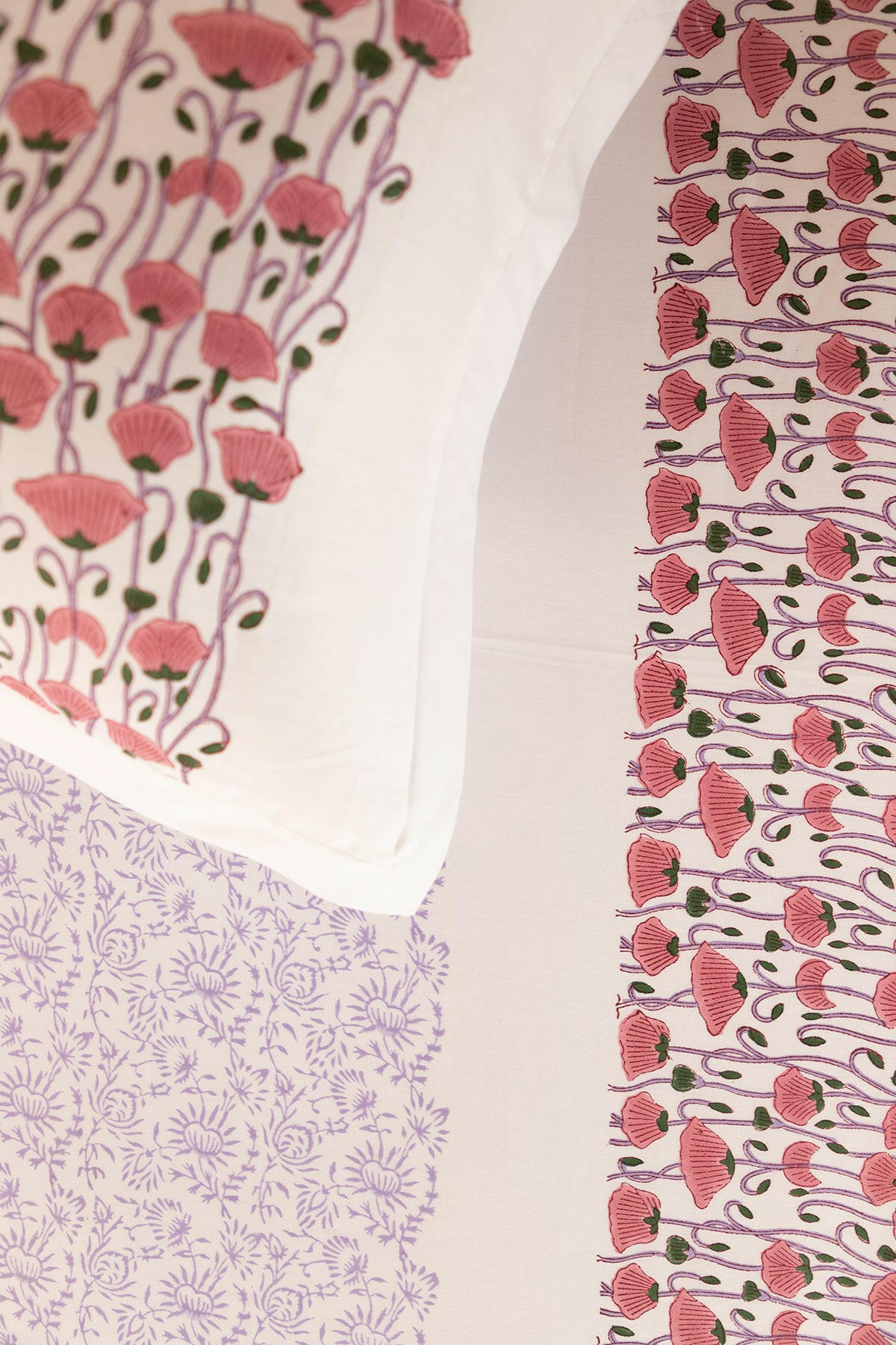 Mulberry Poppy Pure Cotton Bedsheet