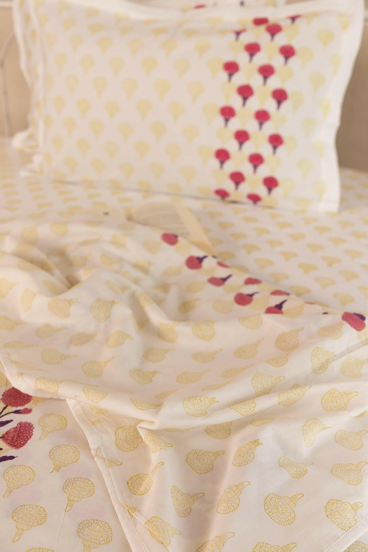 Mulberry Marigold Cotton Dohar