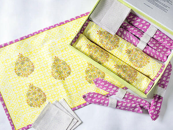 Lime & Yellow Table Set