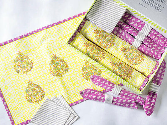 Lime & Yellow Table Set