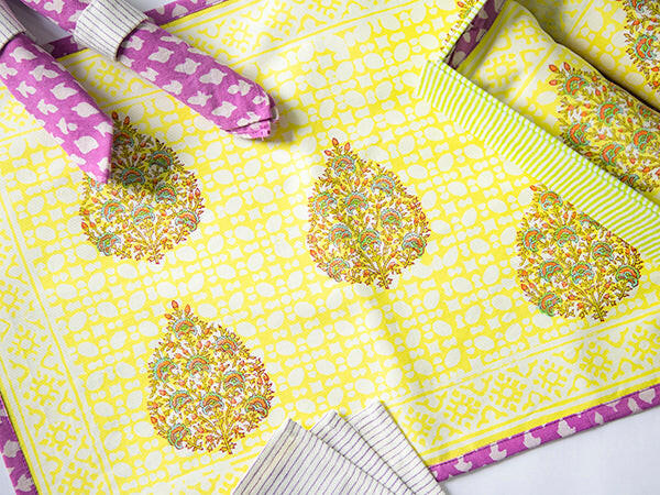 Lime & Yellow Table Set
