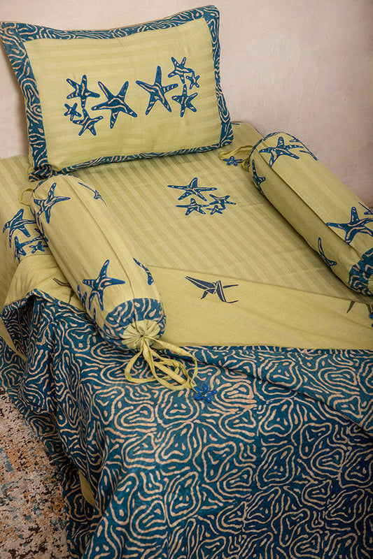 Pepper Stem Star Patch Cot Set