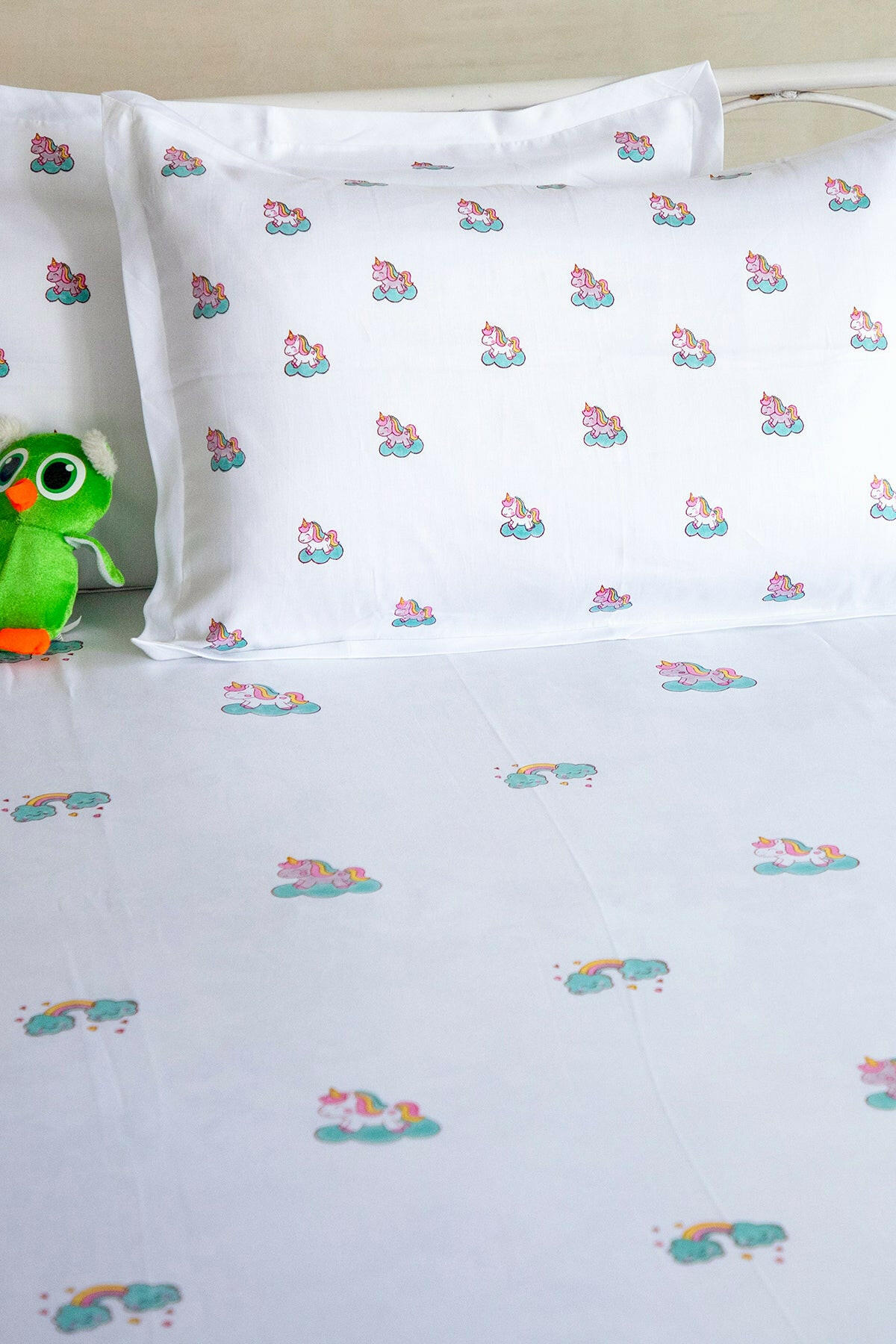 Playful Unicorn Kids Bedsheet