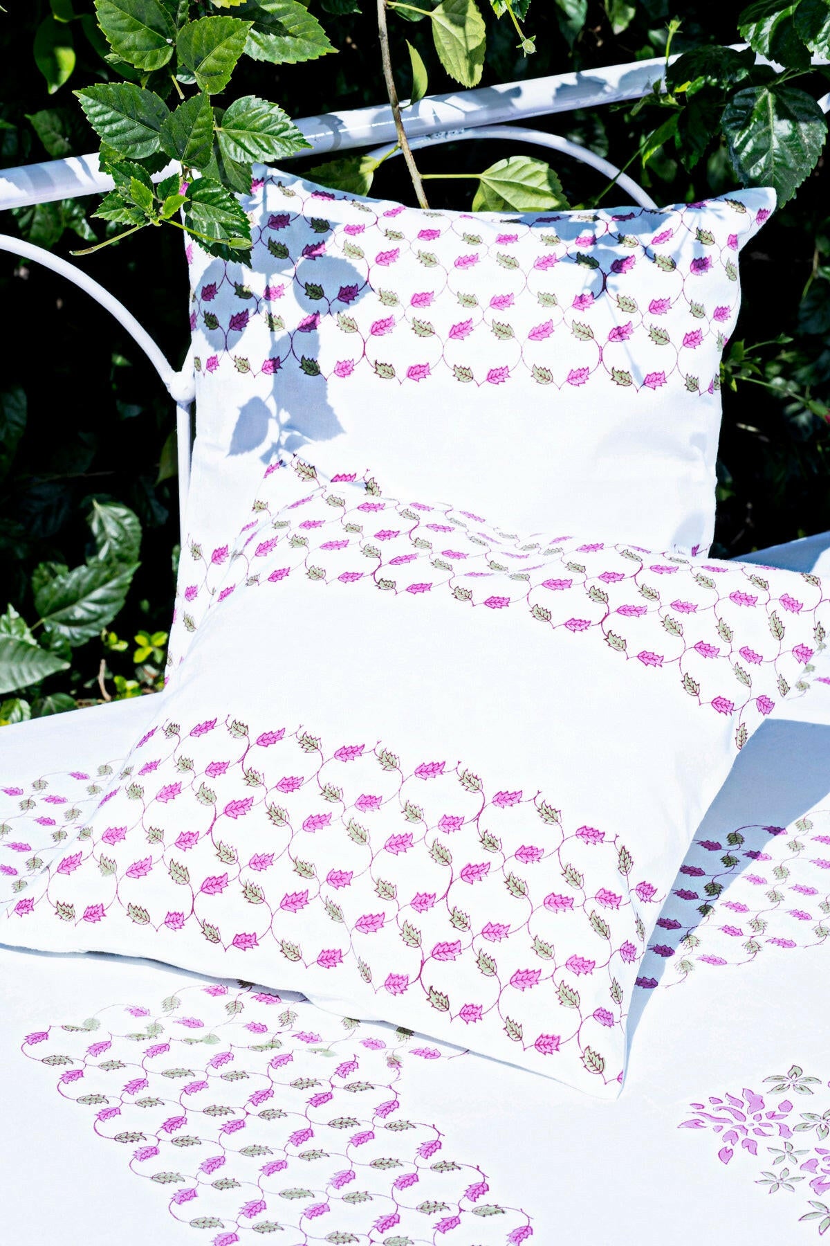 Mulberry Floral Cotton Bedcover