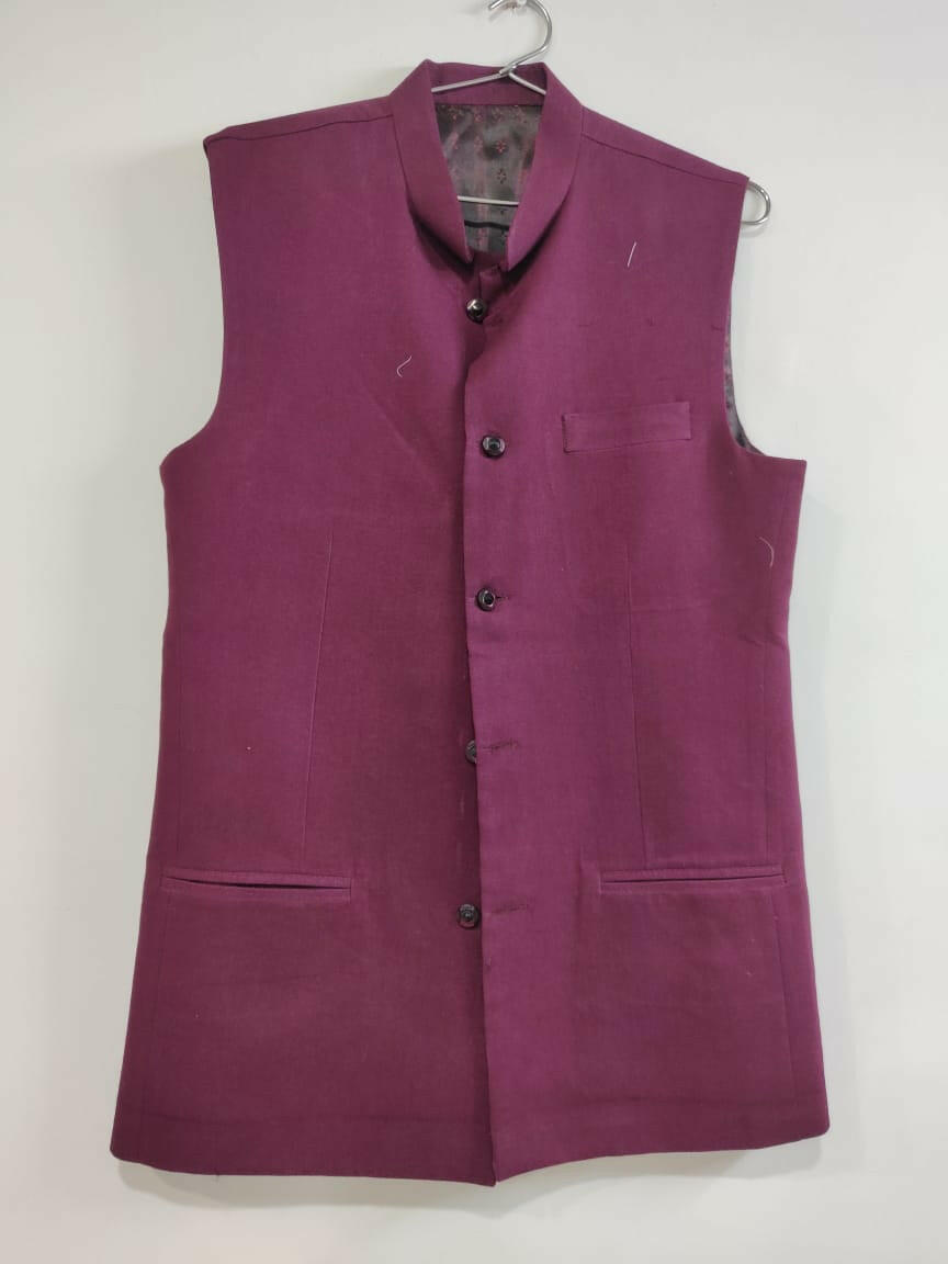Maroon Men's Bundi