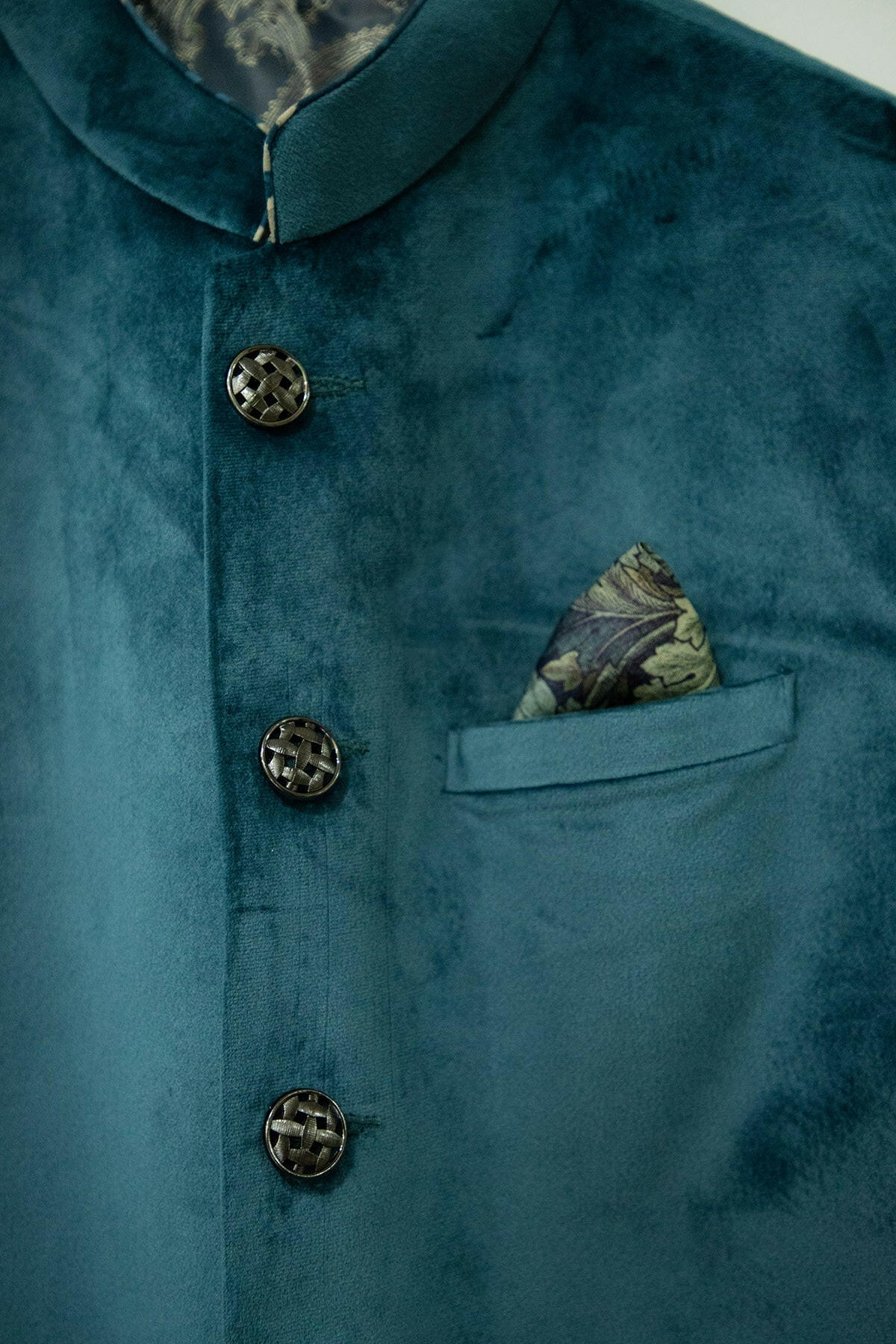 Prussian Blue Men's Bundi