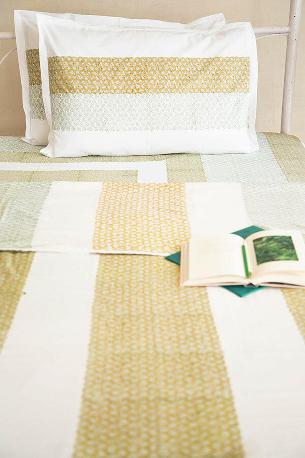 Olive Water Lotus Cotton Dohar
