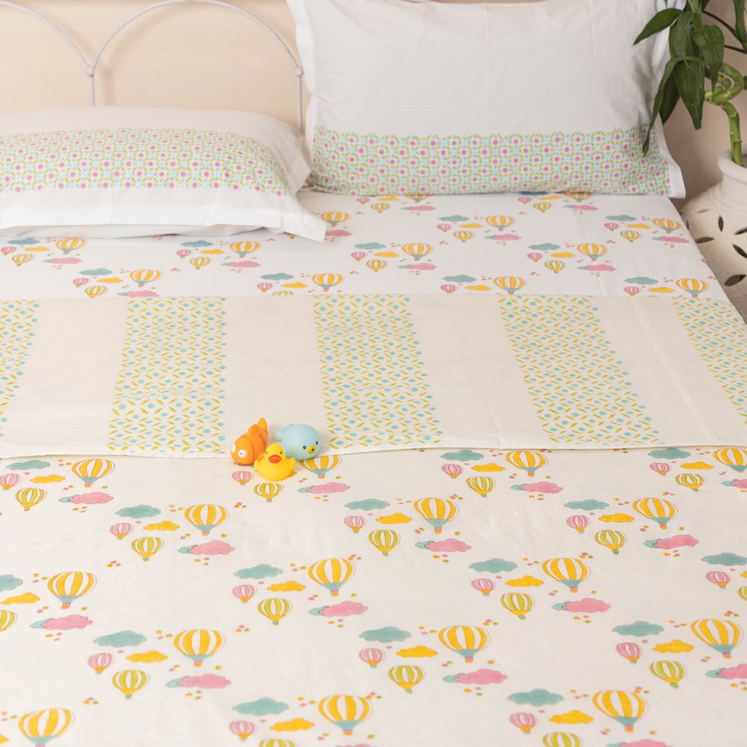 hand block printed kids dohar