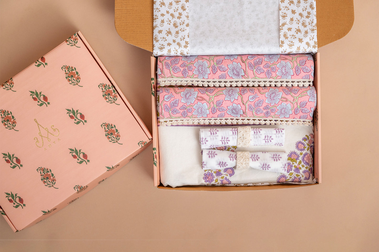 Floral Harmony Table Linen Set