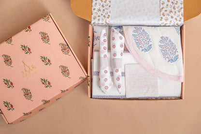 Botanical Blush Quilted Table Linen Set